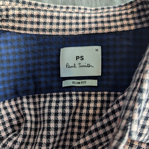 PS PAUL SMITH - Houndstooth shirt - Sz M - Picture 5 of 6
